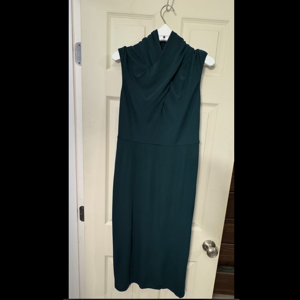 Ralph Lauren Emerald Green Midi Dress
